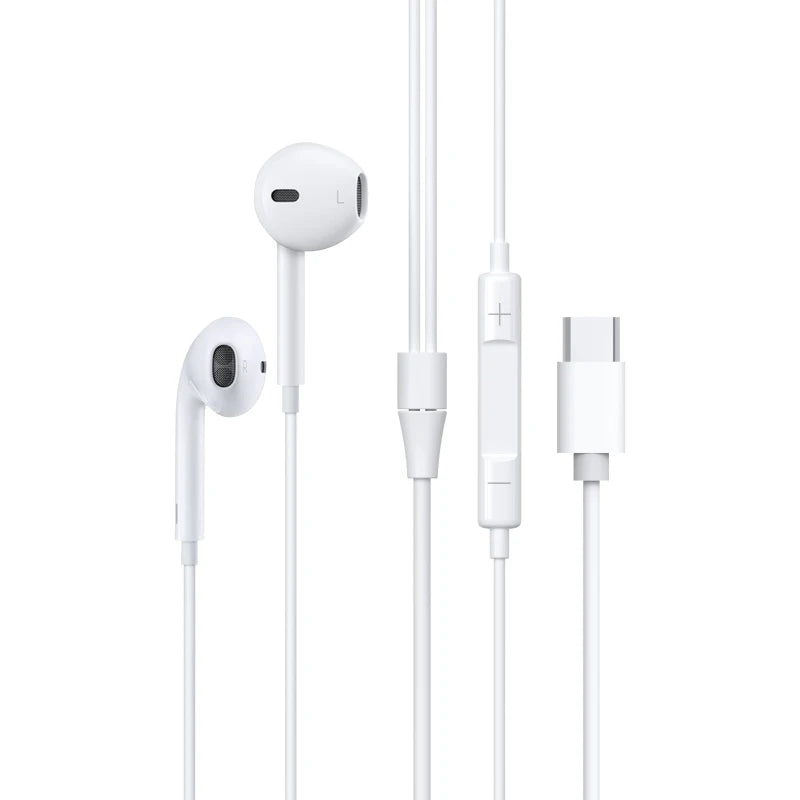 High Quality Earphones Interface Type C Earphones Wired Headset for Phones 14 15 and 16