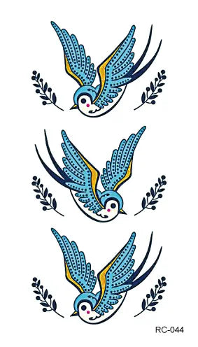 Waterproof 100 Different Cat Dog Deer Tattoo Designs for Women Men Body Art Colorful Black Fake Arm Hands Animal Tattoo Stickers