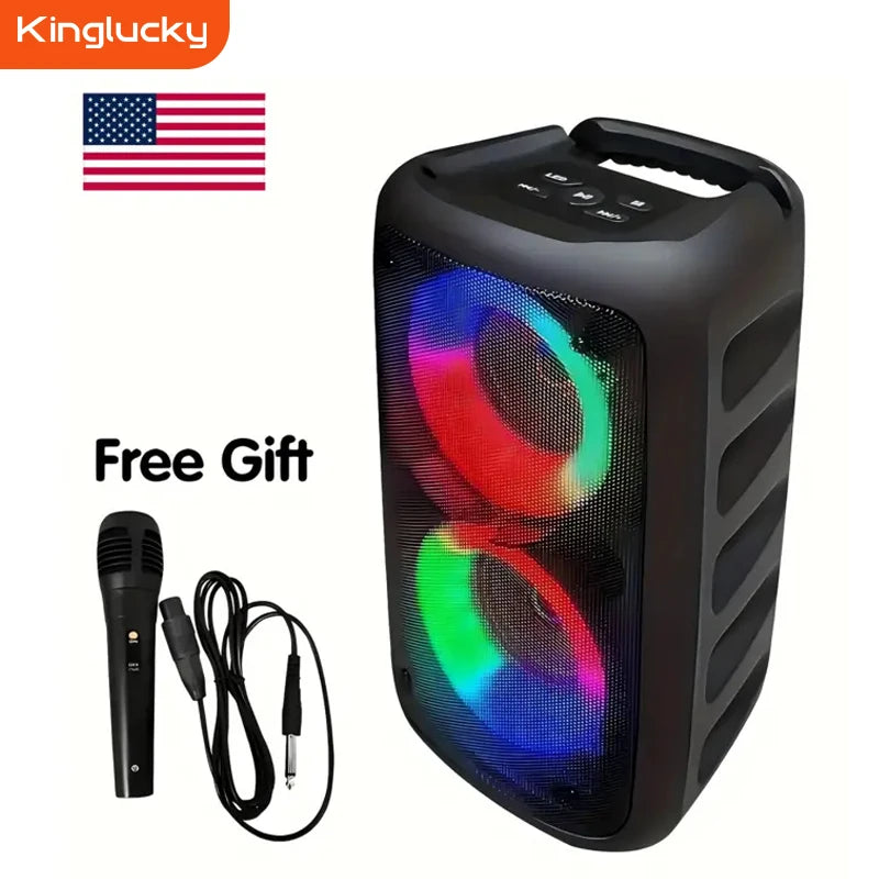 Best Selling Kinglucky BT Radio Speaker HY-3317 Wireless Speaker High Power US Local Store Home Karaoke Wireless Speaker