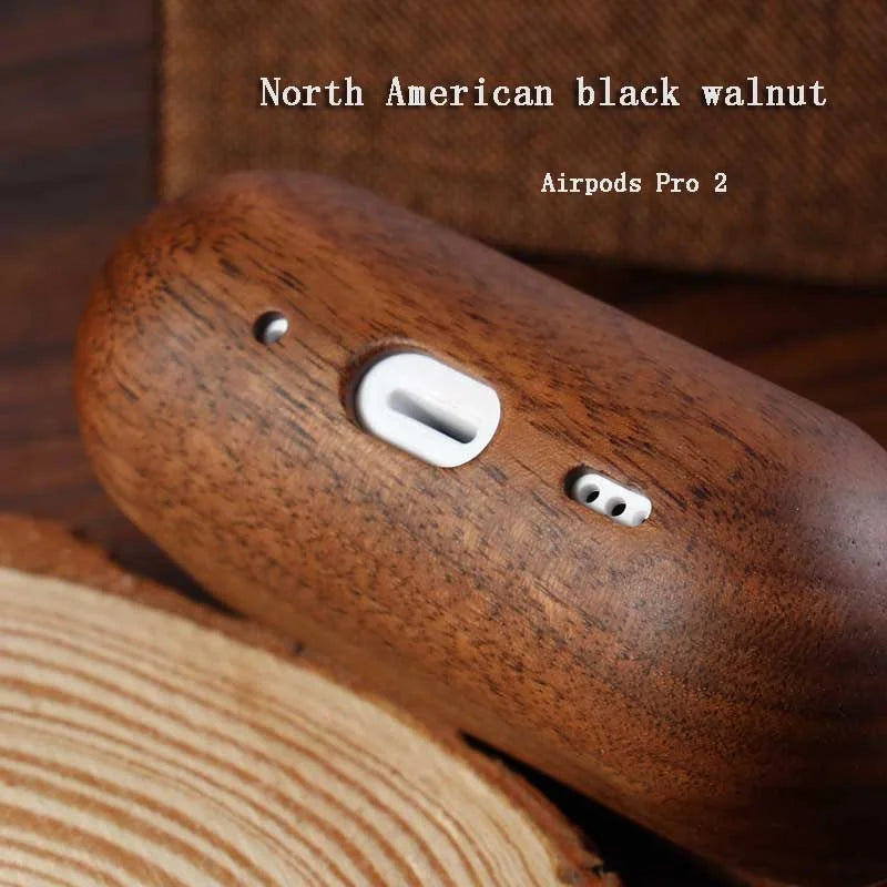 High Quality Wood Headphone Cover Wireless Earphone Case for Airpods 1 2 3 Pro 4 Earphone Bluetooth Headset Case