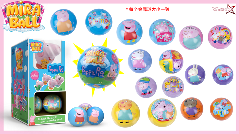 Latest model MIRABALL PAW Patrol My Little Pony Peppa Pig 3-in-1 Surprise 2 Pack Blind Box Toys for Kids