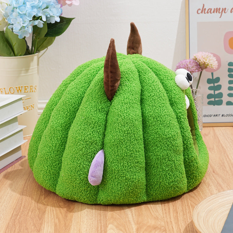 Monster Nest Cat Bed Autumn and Winter Cat Hide and Seek Play Sleep in One Cat Dog Nest Pet Nest Halloween