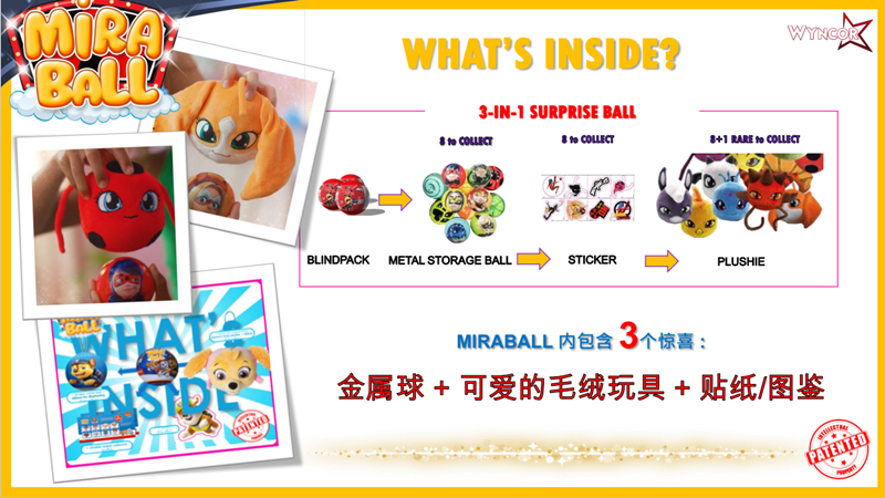 Latest model MIRABALL PAW Patrol My Little Pony Peppa Pig 3-in-1 Surprise 2 Pack Blind Box Toys for Kids