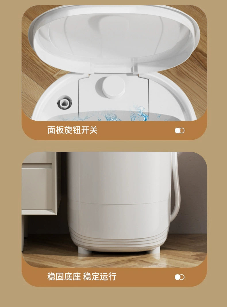 Washing machine semi-automatic household, small dormitory single mini
