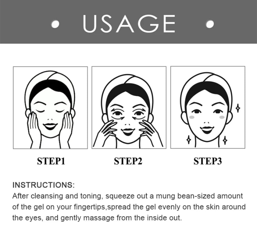 Collagen Anti Wrinkles Eye Cream Remove Eye Bags Lifting Firming Skin Fade Fine Lines Puffines Brightening Eye Care Massage Gel