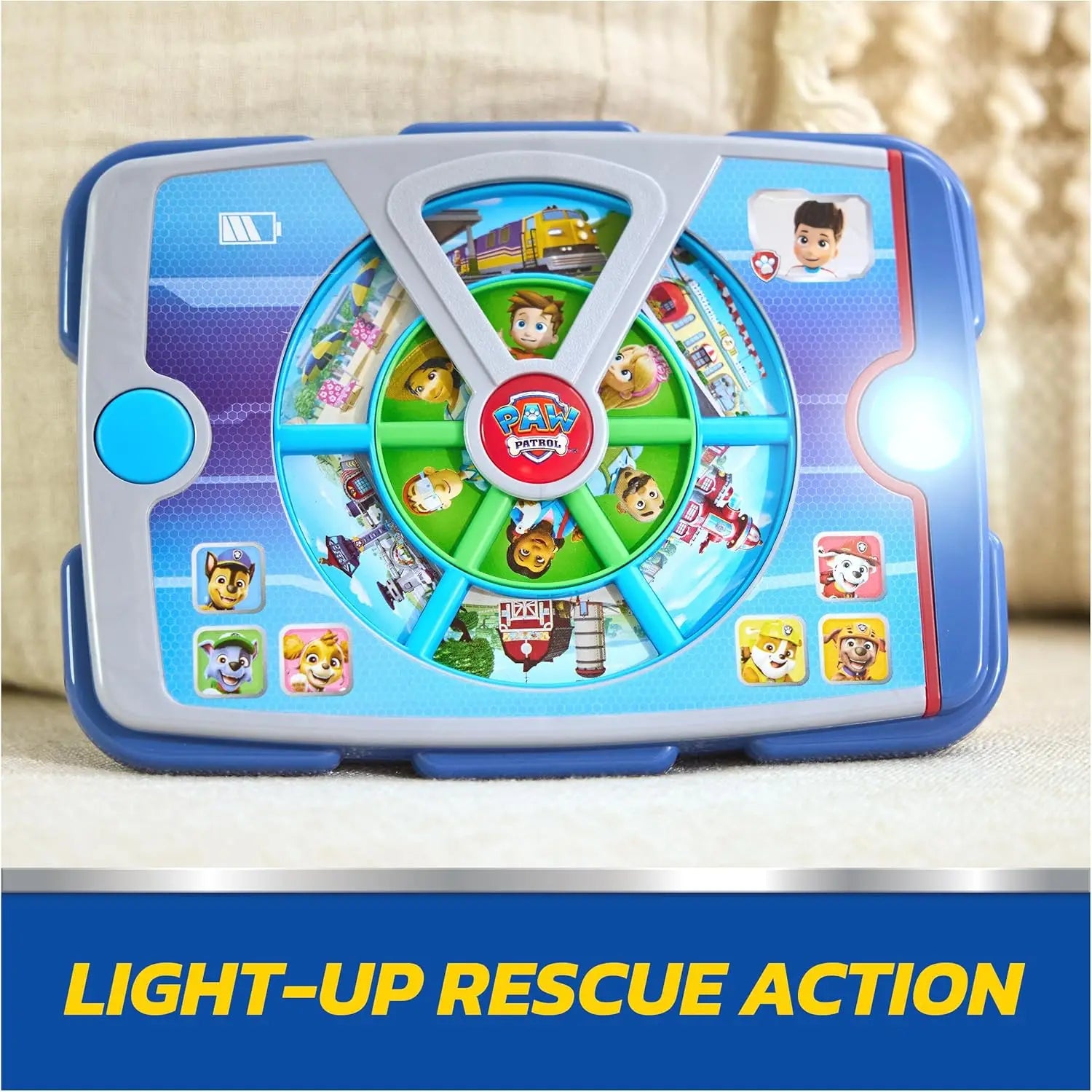 Original PAW Patrol Rescue Mission Pup Pad Interactive Toy with Lights Sounds & Music Pretend Play Kids Toys for Boys & Girls