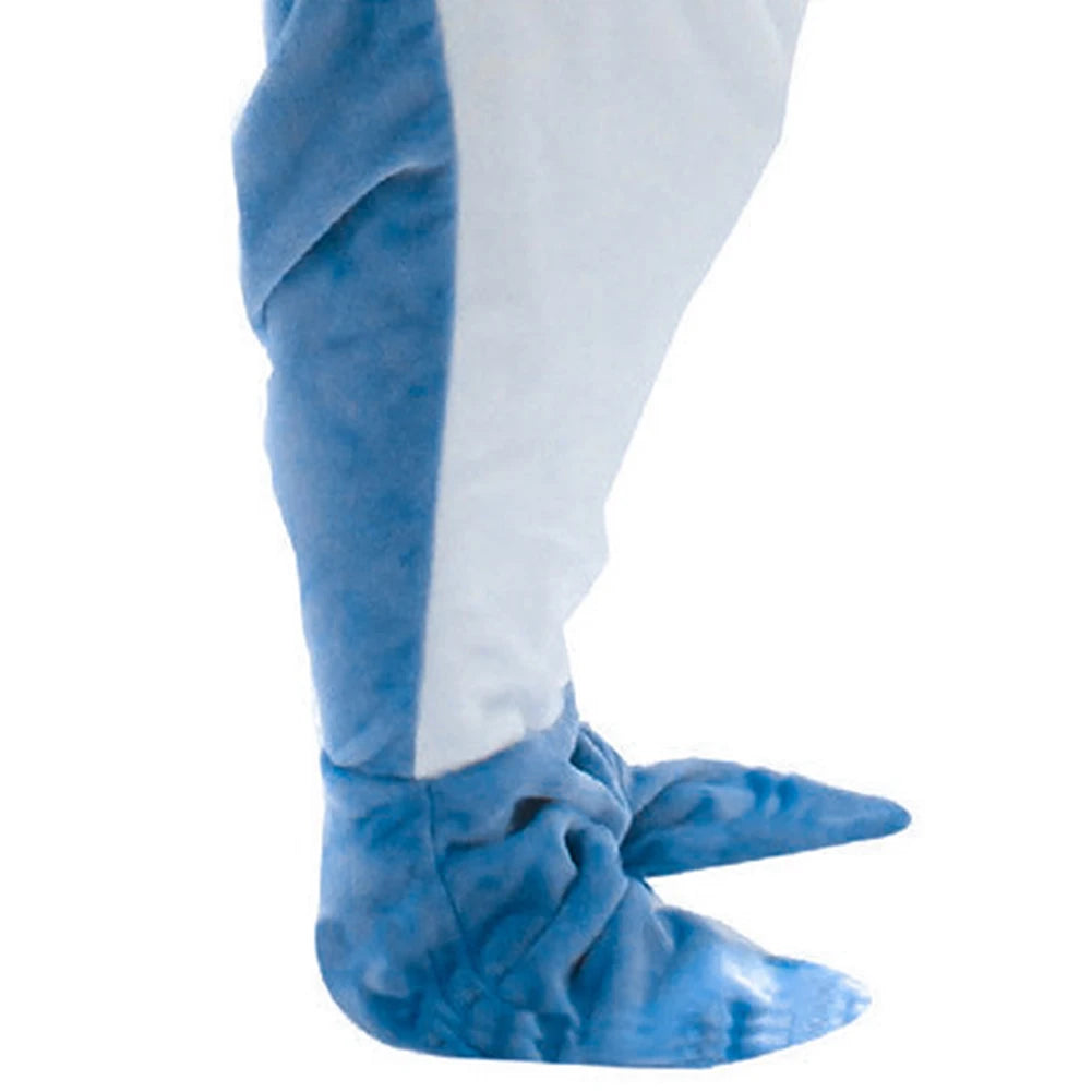 Shark Blanket Cartoon Sleeping Bag Shark Onesie Sleeping Bag Pajama Hooded Warm Flannel Funny Homewear Winter Warm Blanket