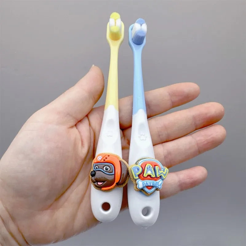 PAW Patrols Children Cartoon Cute Toothbrush Chase Skye Kids Anime Fashion Toothbrushes Boy Girl Oral Hygiene Accessories Gifts