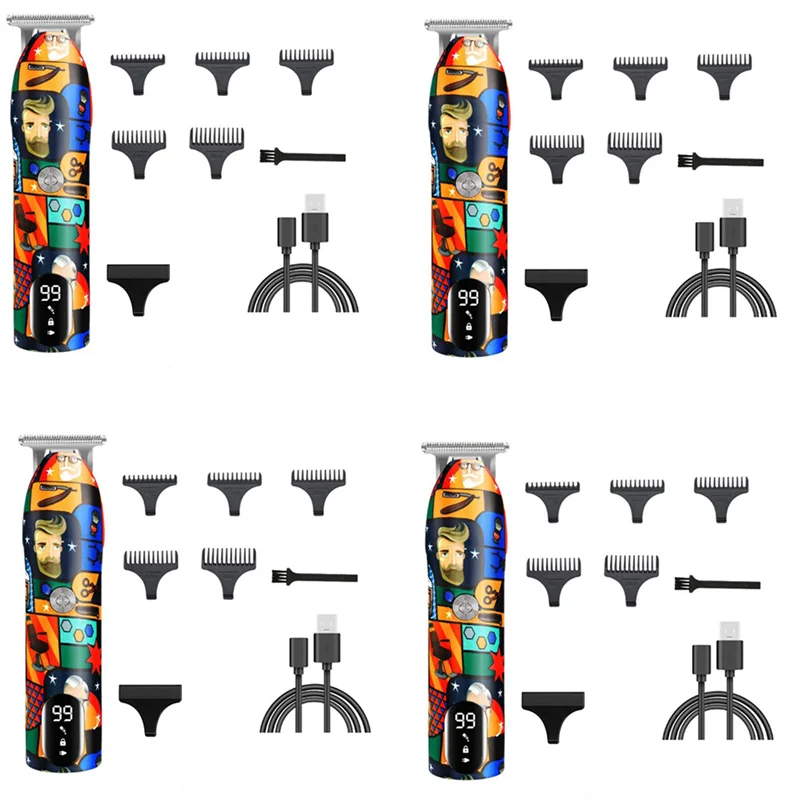 Barber Tondeuse à cheveux Rechargeable Graffiti électrique