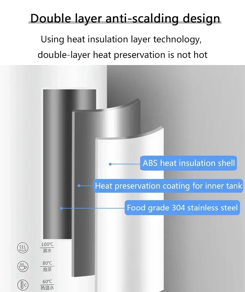 400ML electric water cup intelligent boiling cup electric cup multifunctional health cup portable boiling electric kettle