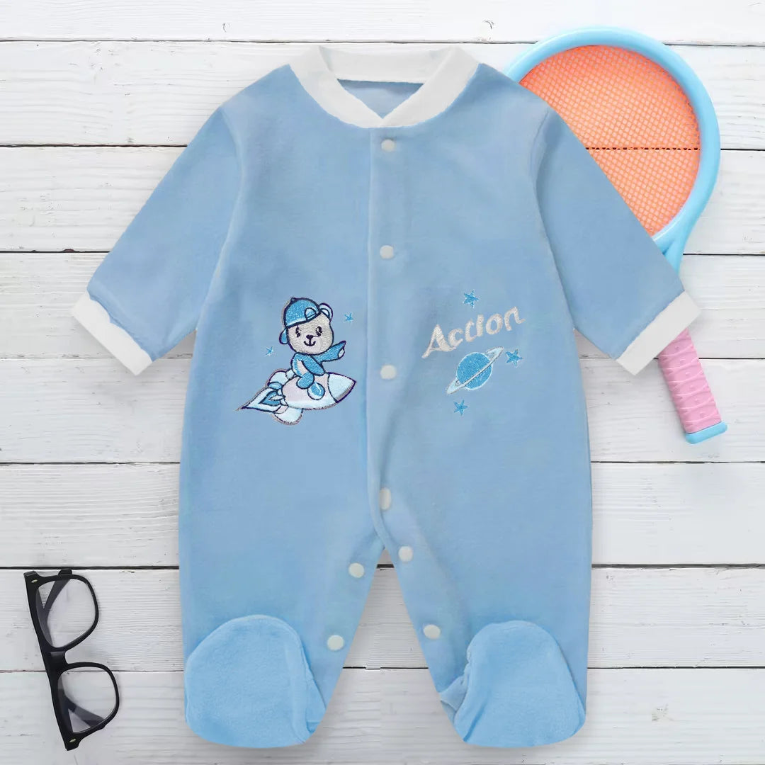 Baby Girl Clothes For Baby Clothes 0 To 12 Months Boys Clothing Newborn Baby Things Bodysuits One-pieces Cartoon Fleece Pajamas