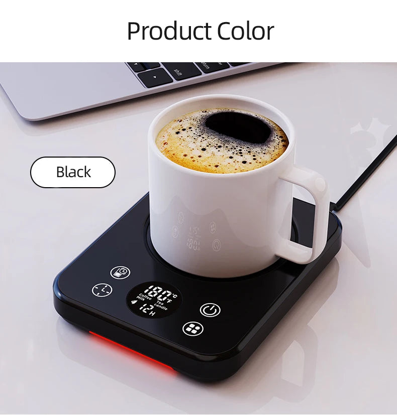 36W Coffee Mug Warmer Cup Heater Heating Pad Electric Hot Plate 9 Gear Temperature Warmer Coaster For Milk Tea Water 220V