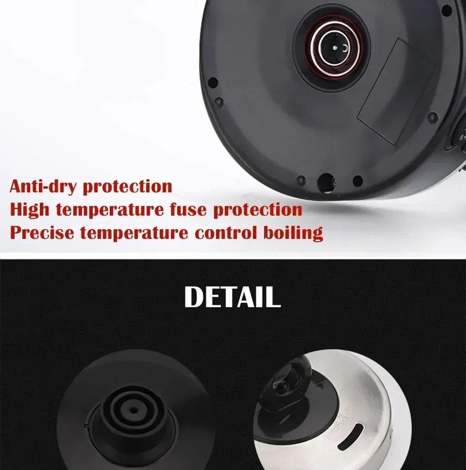 Fully automatic steam tea maker dark tea glass health pot heat preservation electric tea pot electric kettle 1L 220V