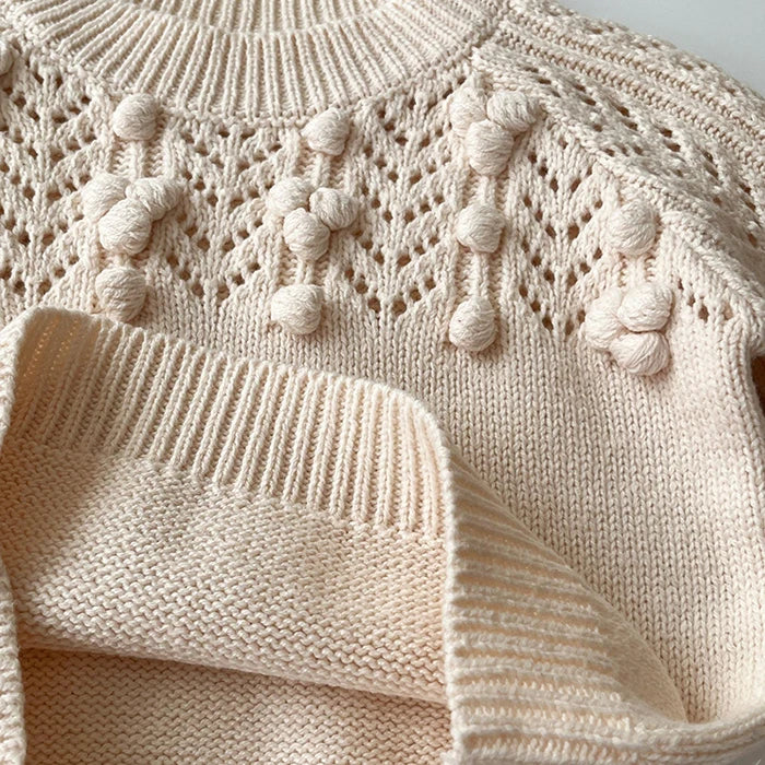 2025 New Autumn 0-3Yrs Children Clothes Suit Long Sleeved Knitted Pullover Sweater+PP Shorts Toddler Baby Girl Clothes Set