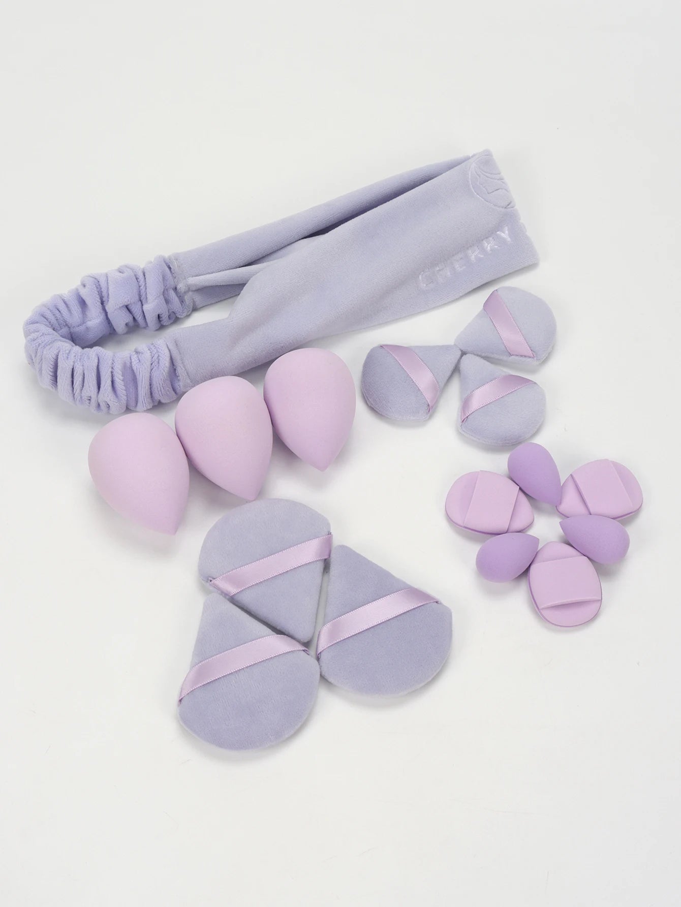 Casual Hairband 16-Piece Set, Face Wash, Facial Cleansing, Makeup Removal, Travel, Suitable for All Skin Types