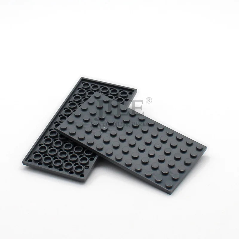 10pcs Moc Base Plate 6x12 3028 DIY Creative Enlighten Basics Building Blocks Bricks Compatible with Assembles Particles Toys