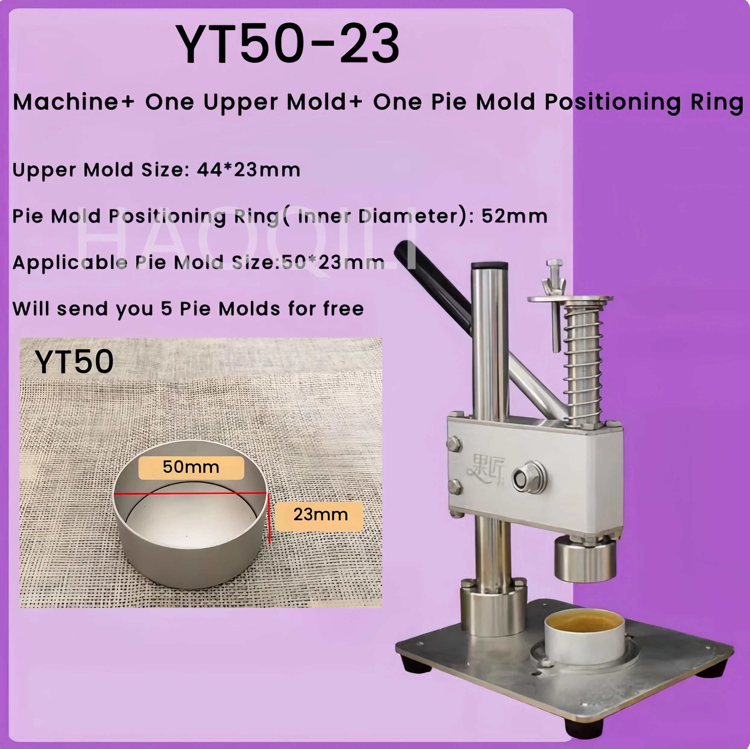 Stainless Steel Non-Stick Cupcake Mold Multiple Size Baking Mould Pastry Tool Commercial Manual Egg Tart Shape Machine