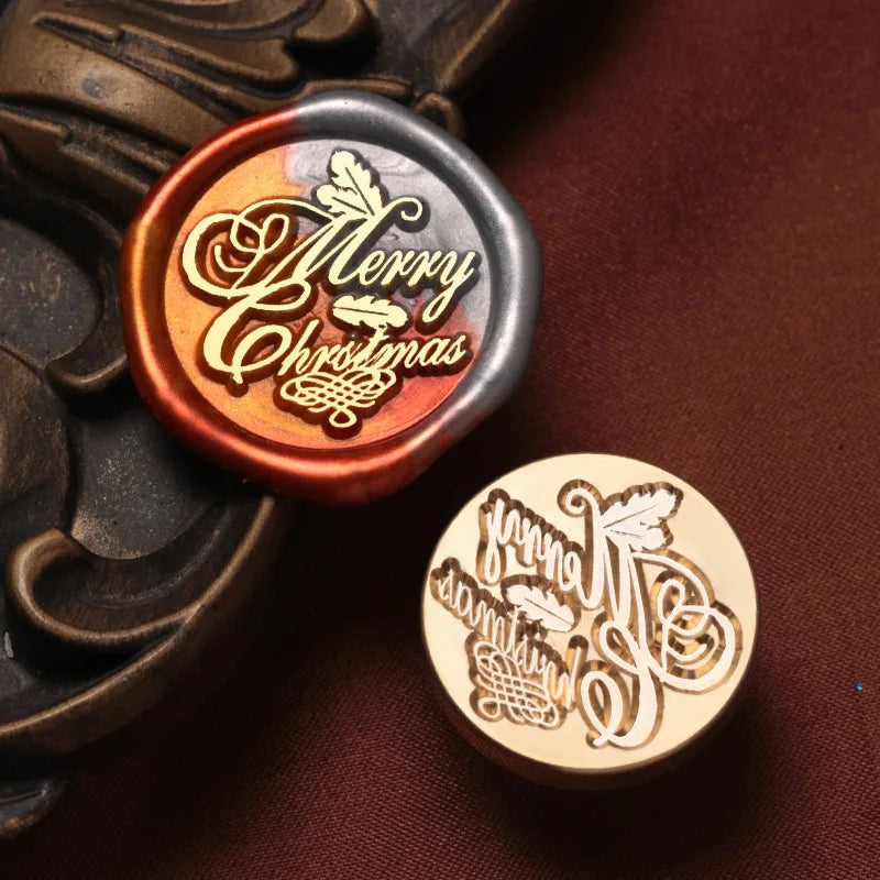 English Blessings Seal Head Wax Stamp Envelope Sealin Greeting Card Gifts Wedding Invitation,Thank You/Good Luck/Best Wishes