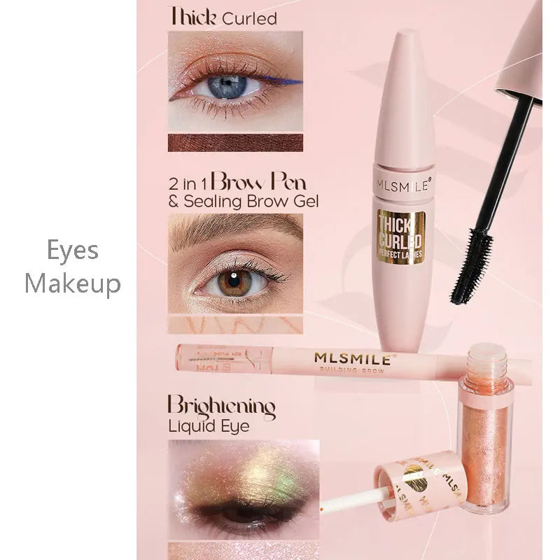 Kit de maquillage avec étuis d’organisation