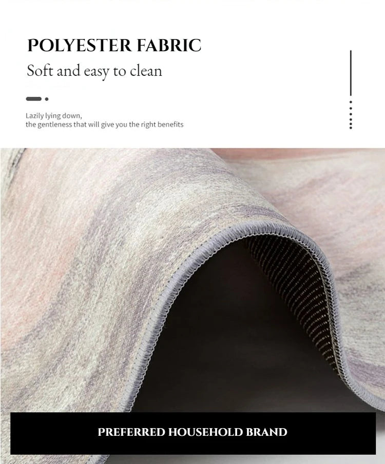 Modern Style Living Room Decoration Carpet Bohemia Rugs for Bedroom Home Decor Anti-Slip Homestay Lounge Floor Mat dining room