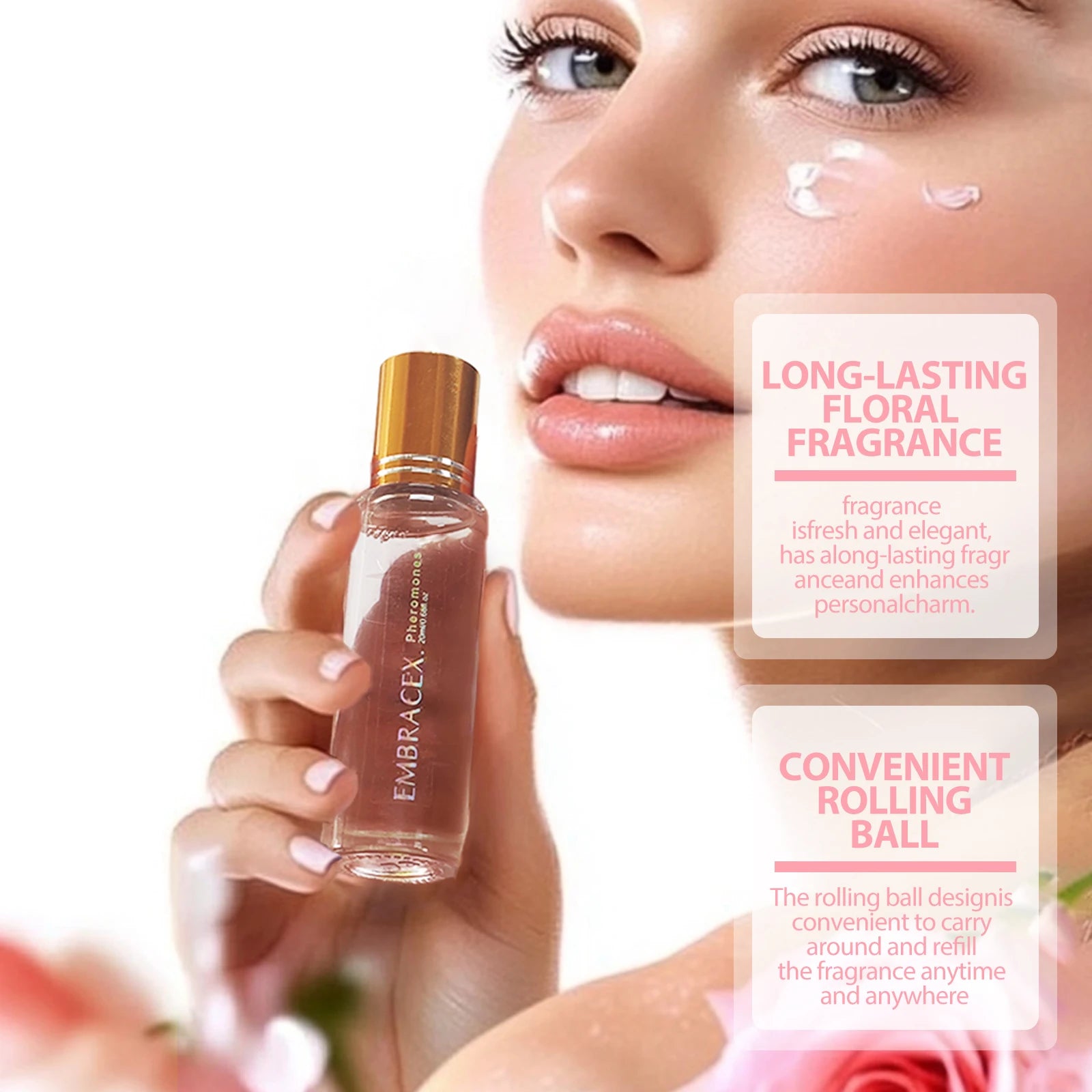 20ml Pheromone Perfumes Essential Oils for Car Long-Lasting Natural Scent Mood Boosting Air Freshener Travel Size