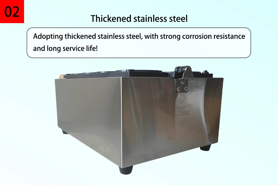 XEOLEO Commerical 4PCS Korean Coin Waffle Maker 3000W Non-stick Coating Gold Coin Bread Waffle Making Maker Electric/Gas