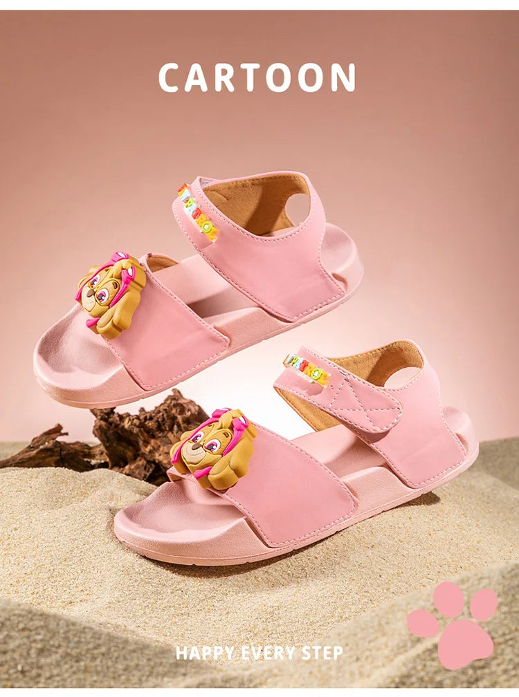 PAW PATROL Children's Sandals Outdoor Comfortable Non-slip Breathable Sandals Heel Strap Shoes for Boys And Girls