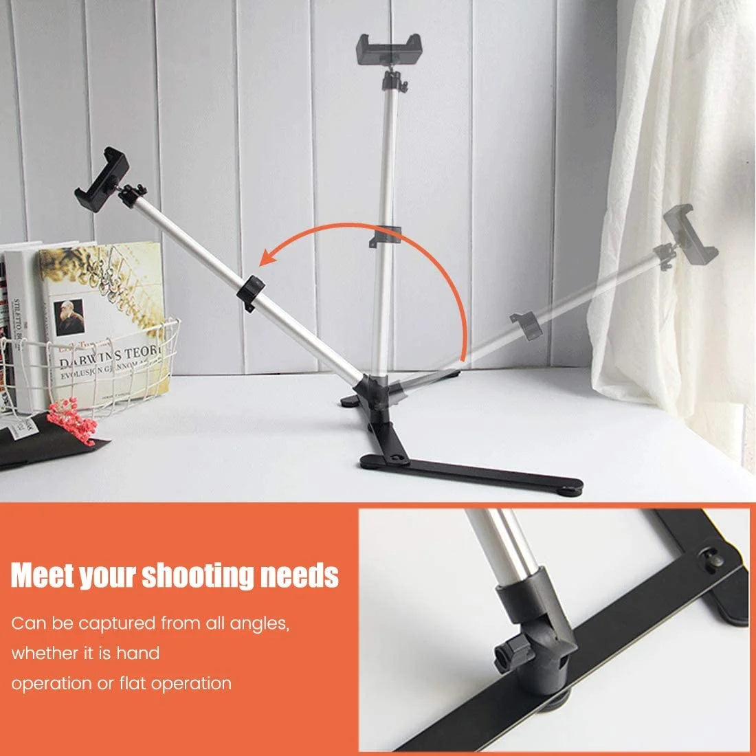 Video Youtube Fill Ring Light Lamp Live COOK 26CM Photography Lighting Phone Ringlight Tripod Stand Photo Led Selfie Remote