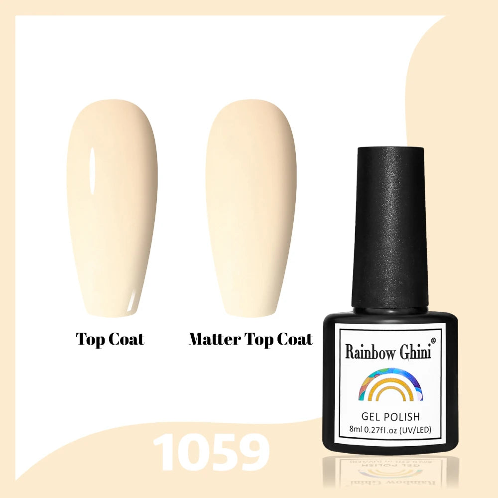 Gel Vernis à ongles semis permanents Paillettes 8Ml 150 couleurs