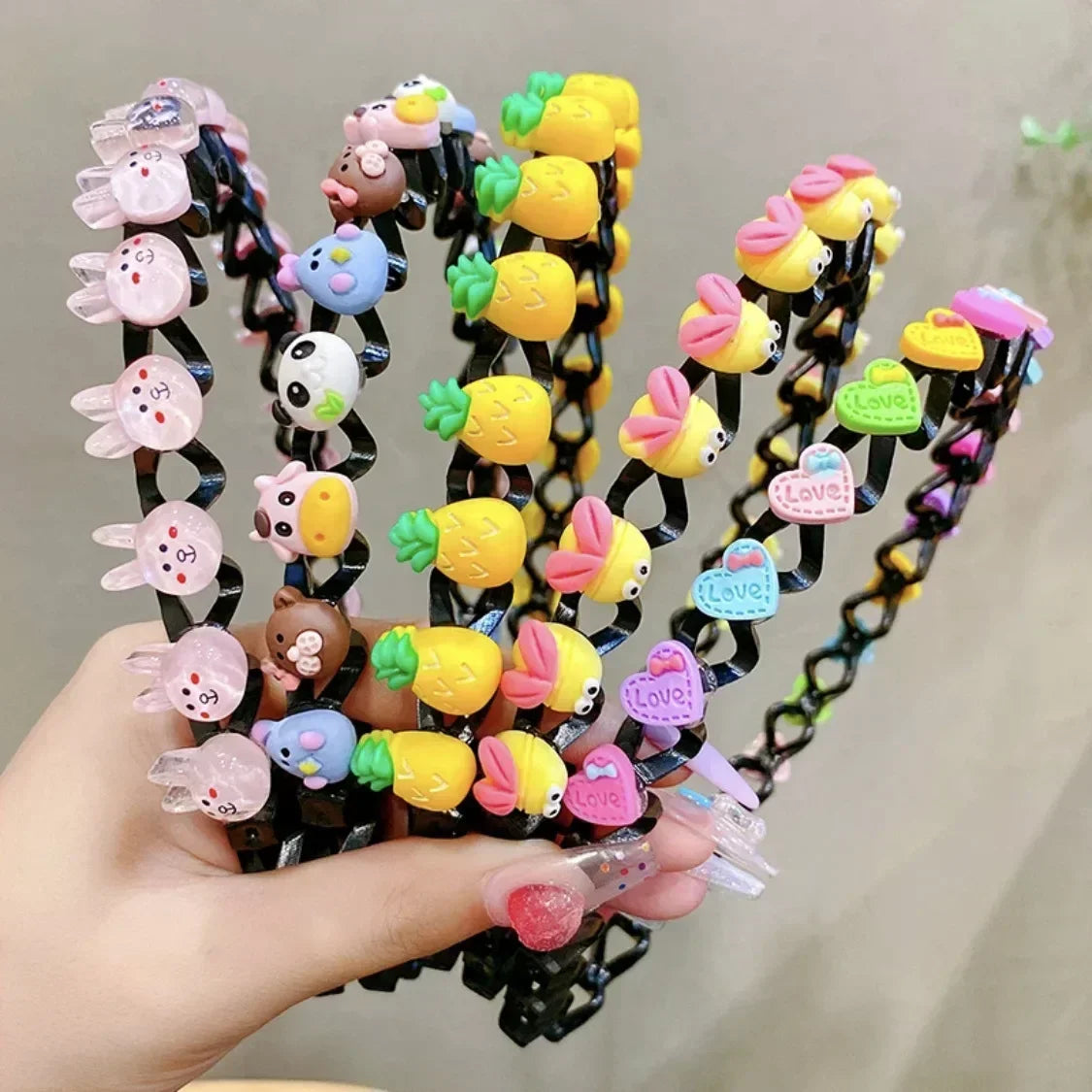 Accessoires pour cheveux pour filles Cravates Bandeaux Bandeaux Scrunchie Bandana Fashion Haarband Korean Tiara Cheveux Fille Kids Cute