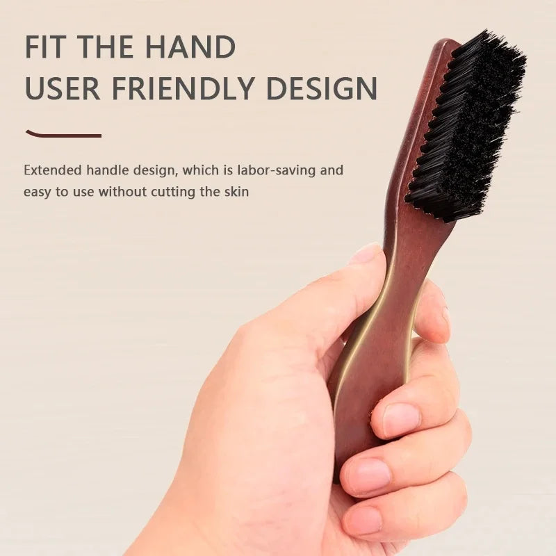 Brosse de nettoyage de barbe douce Outil de rasage de barbe pour hommes