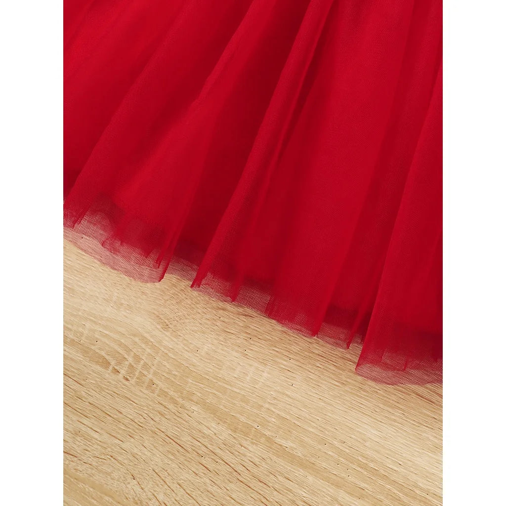 3-24 Months Toddler Baby Girl 2pcs Clothes Set Long Sleeve Christmas Print Dress with Headwear Fashion Holiday Style Daliy Wear