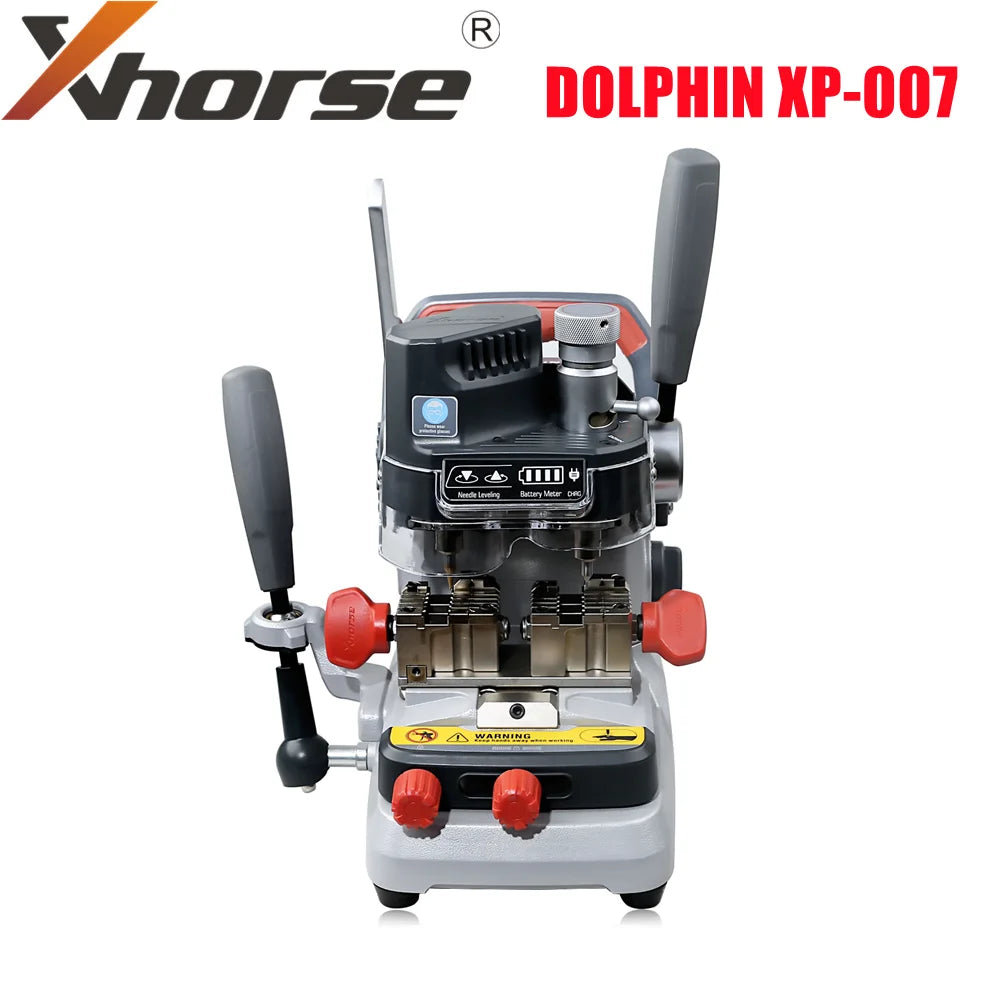 Manuel de machine de découpe de clés Xhorse Dolphin XP-007 XP007 avec clés de coupe de piste de batterie au lithium intégrée/touches latérales/à fossettes