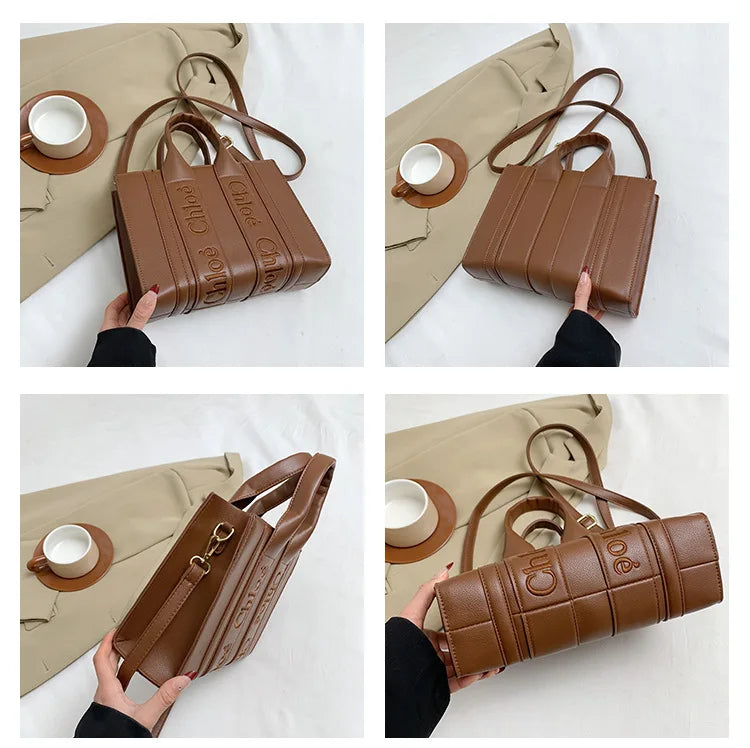 ‌2025 Fashion Embroidery Handbag - Adjustable Shoulder Tote, Crossbody Purse, Trendy & Practical, Perfect for Daily Outfits‌