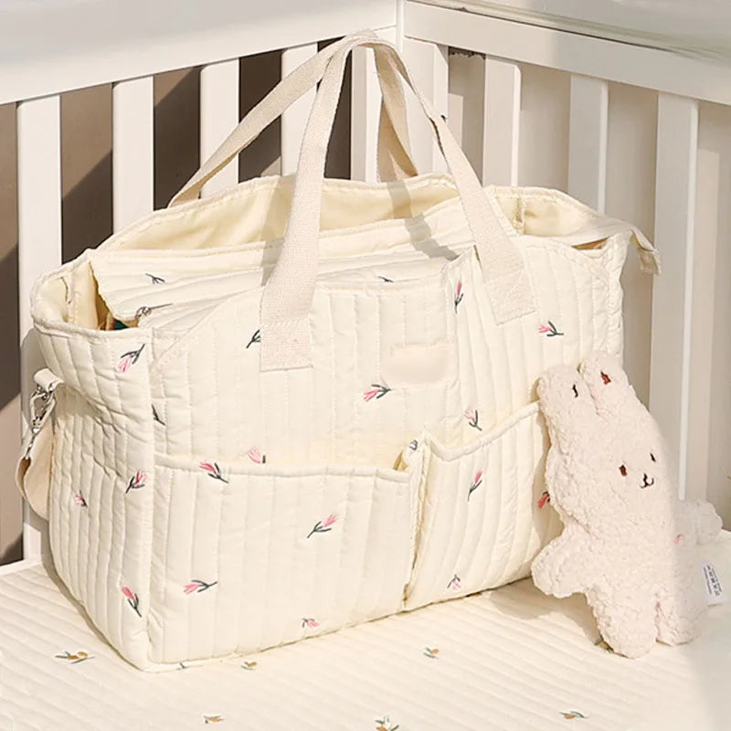 Baby Diaper Bag Large Capacity Baby Outing Portable Handbag Storage Diaper Bag Multi-functional Messenger Mommy Bags