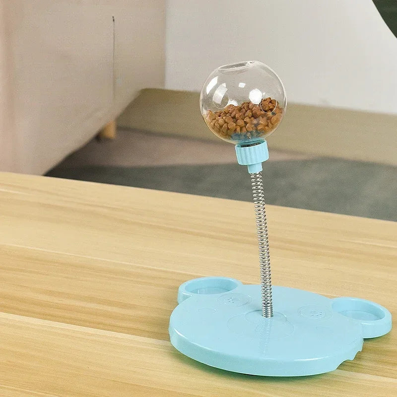 Pet Puzzle Food Leaking Ball Toy Cat Dog Interactive Treat Leaking Toy Catnip Slow Cat Dog Feeder Fun Toys Pet Supplies