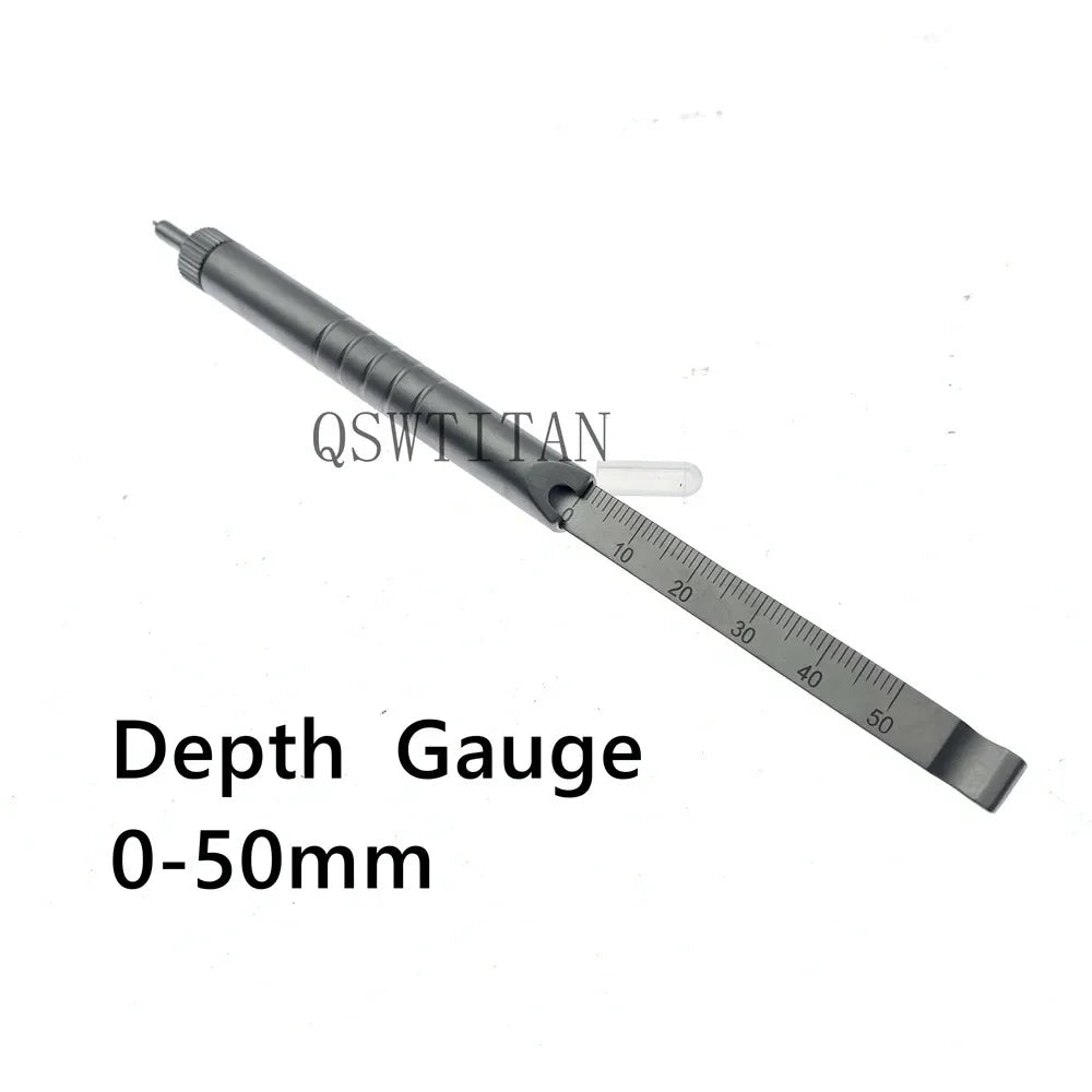 Depth Gauge 0mm to 30mm /60mm/40mm/90mm High quality Depth Gauge orthopedics Veterinary surgical Instruments