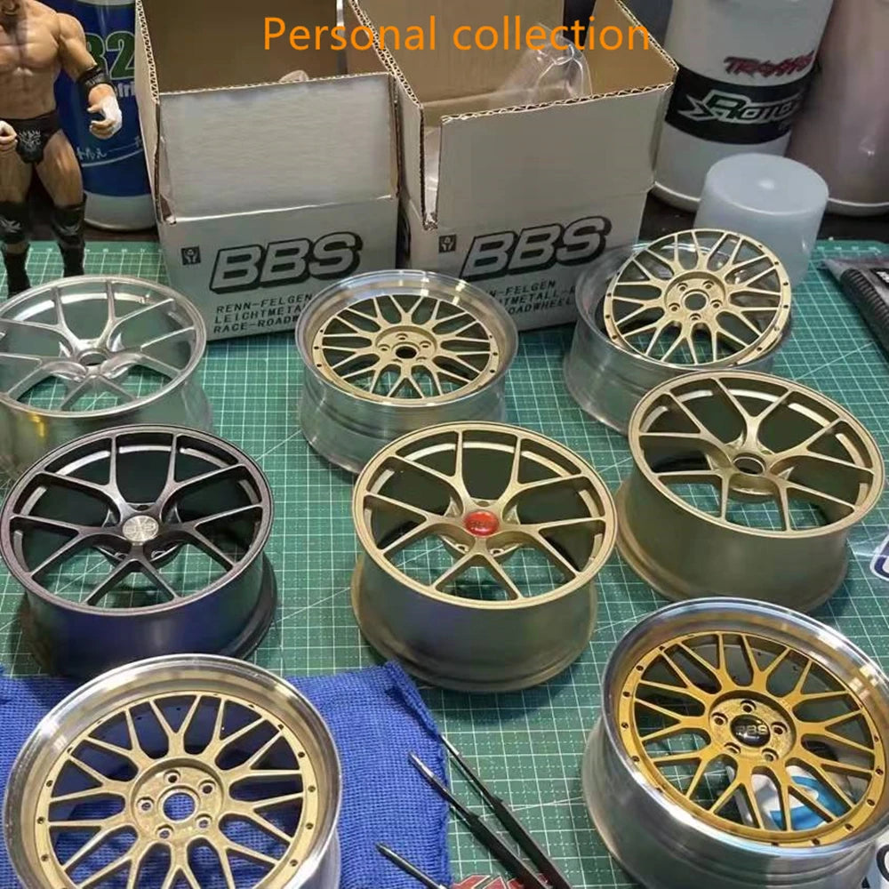1/5 Car Model Metal Forged Assemble Refitting Wheel Hub  Creative Desktop Display  Personalized  Modification Toys Gift
