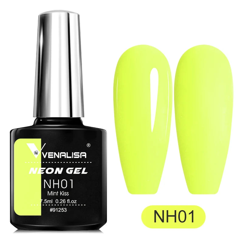 Vernis à ongles en gel néon  pour manucure 7,5 ml