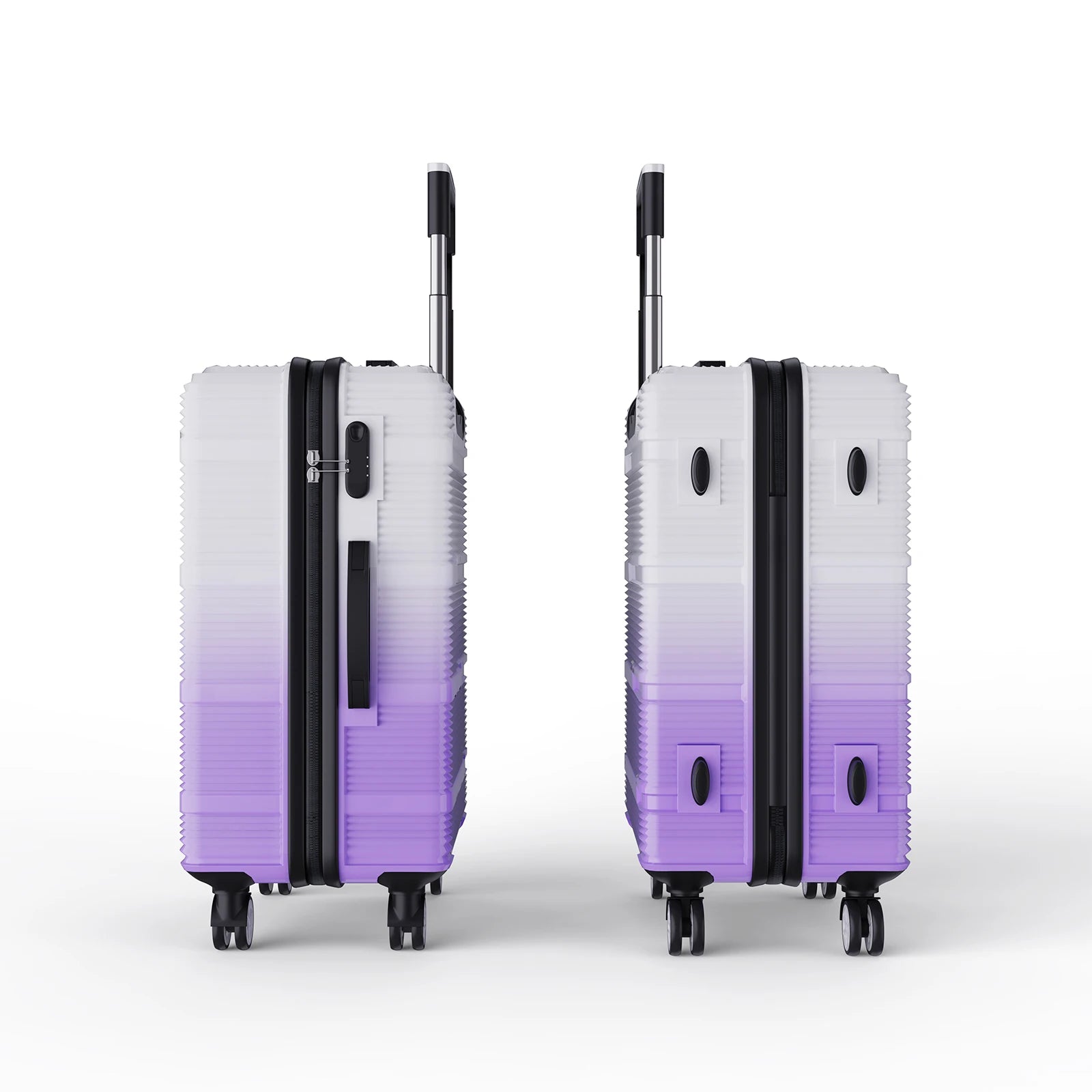 Luggage Set of 3 with Lock, 4 Rolling Spinner Wheels, ABS Lightweight Trolley Travel Suitcase for Hand Luggage Business Trip