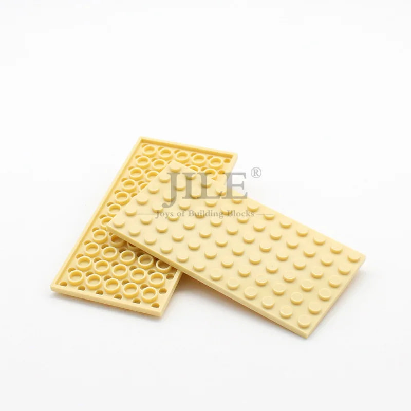 10pcs Moc Base Plate 6x12 3028 DIY Creative Enlighten Basics Building Blocks Bricks Compatible with Assembles Particles Toys