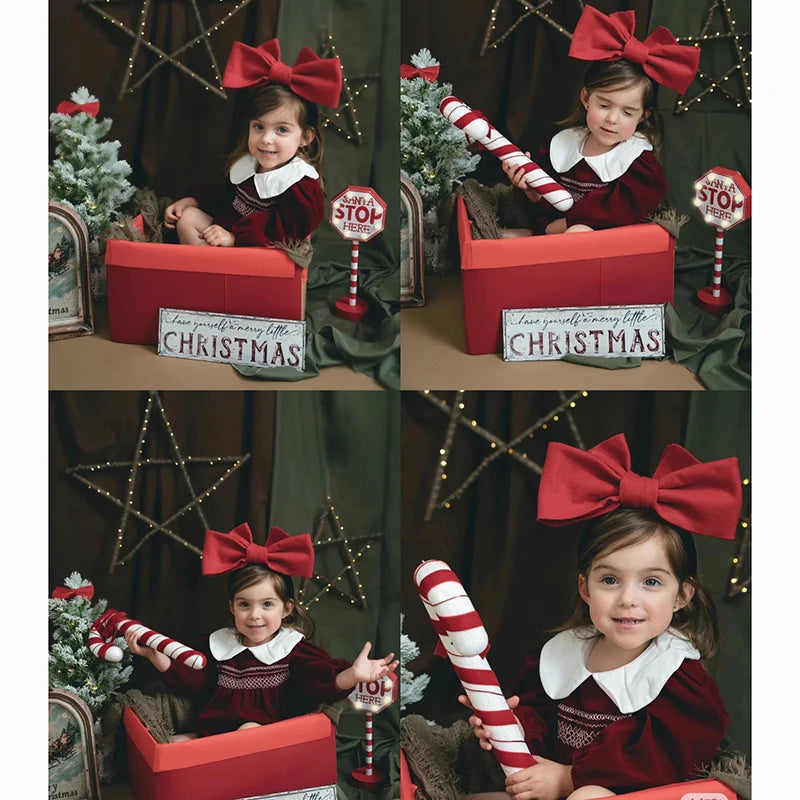 2025 Christmas 0-24M Baby Girls Jumpsuit Casual Bow Embroidered Long Sleeves Newborn Romper Christmas Party Toddler Cute Clothes