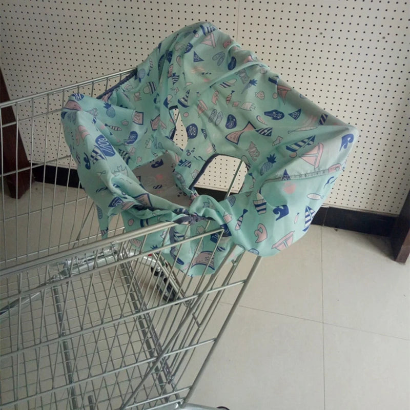 Infant Trolley Cover Supermarket Grocery Shopping Cart Cover Baby Seat Pad Kids Portable Traveling  Anti-dirty Seat Cushion