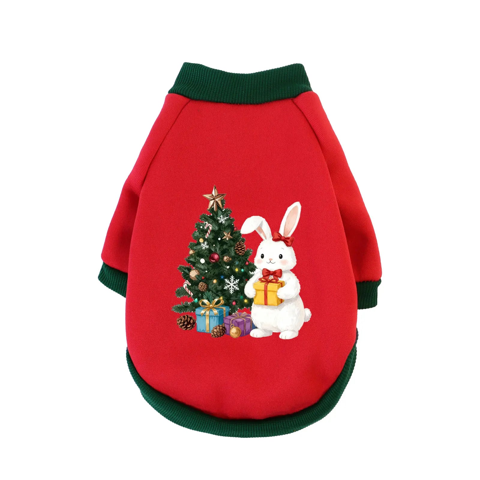 XS-3XL Pet Christmas Clothing, Cat & Dog Winter Warmth  Sweatshirt For Celebrating Christmas Party