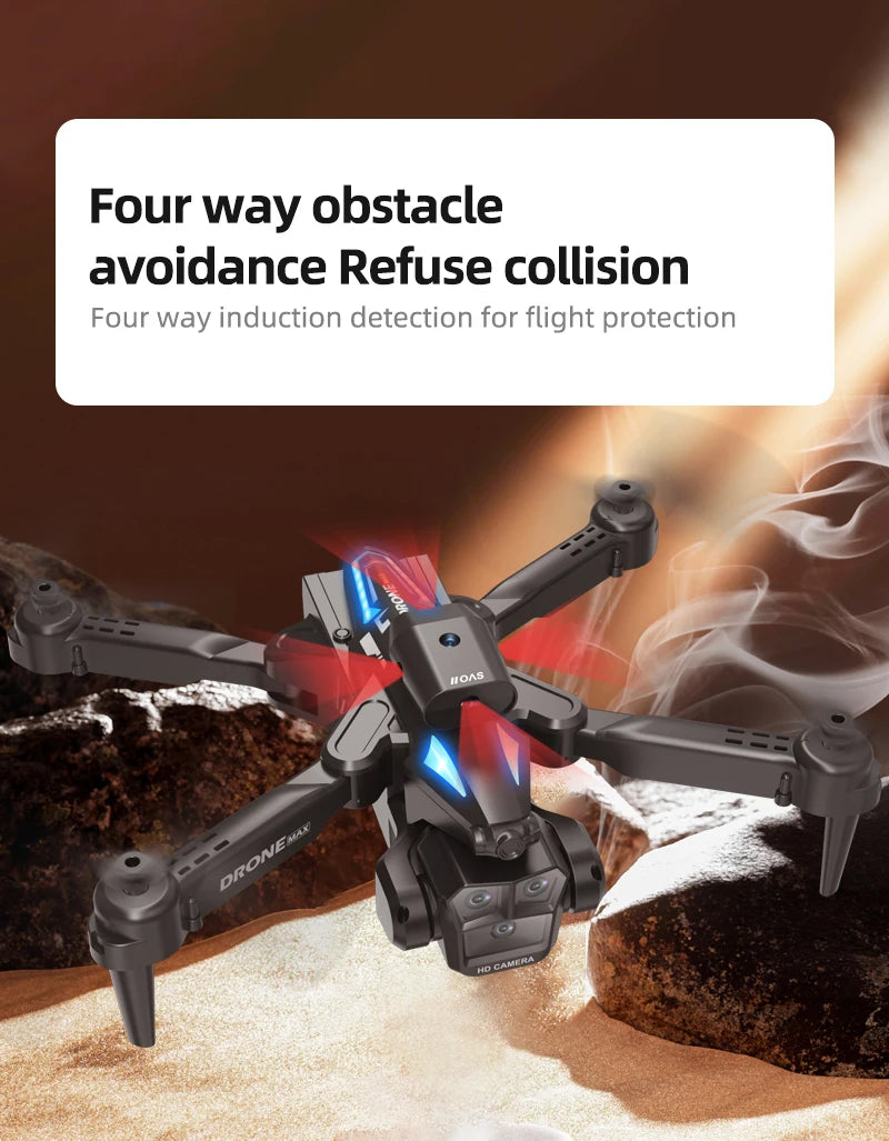 New C10 Drone HD light Flow positioning Obstacle Avoidance gesture photography Foldable quadcopter toy Halloween, Thanksgiving,