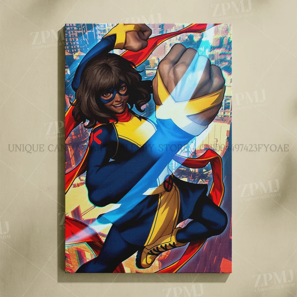 Marvel Comics Female Characters Canvas Pictures Home Decoration Paintings Poster HD Prints Wall Art The Avengers Room Frameless