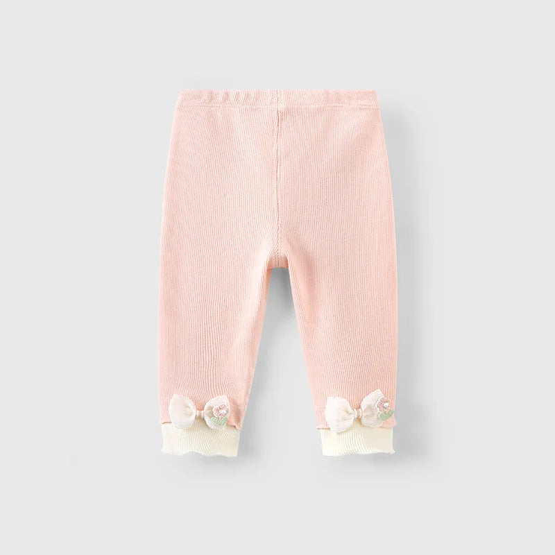 1 Piece Baby Pants New Spring and Autumn Baby Girls' Outdoor Casual Versatile Sweet Leggings