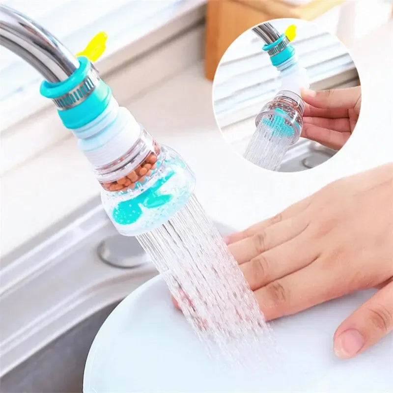 360 Rotation Universal Faucet Bubbler Swivel Water Saving Economizer Head Shower Kitchen Faucet Nozzle Adapter Sink Accessories