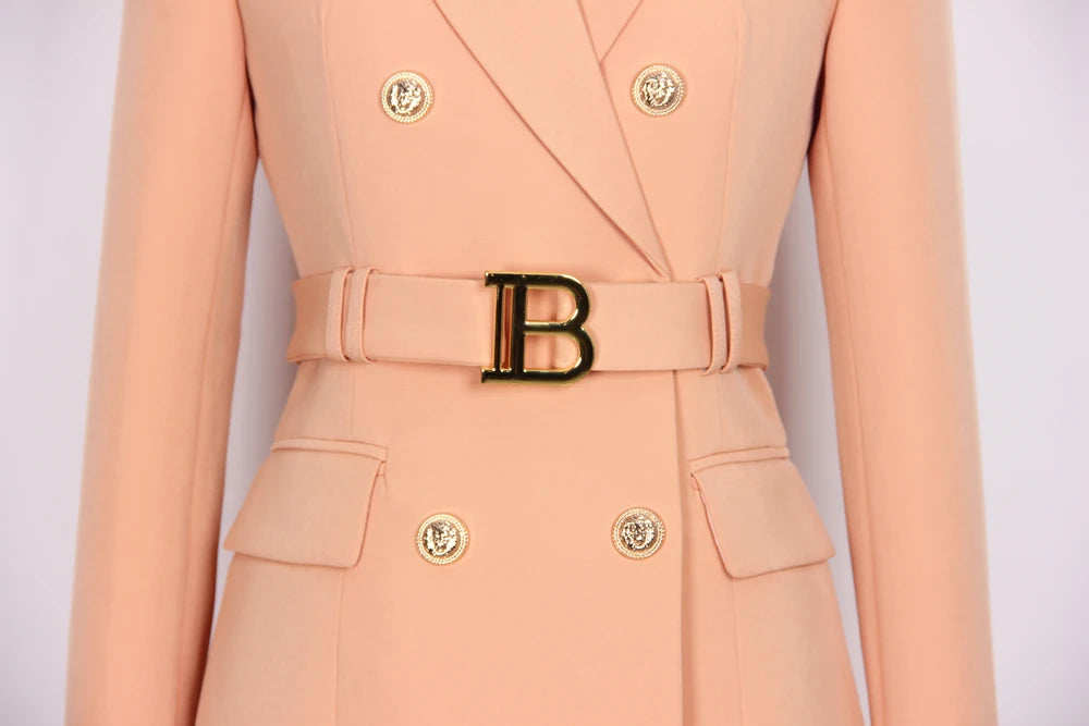 Suit Skirt Spring And Autumn New Temperament Ladies High-quality Waist And High Goddess Professional Suit Dress Jacket Female