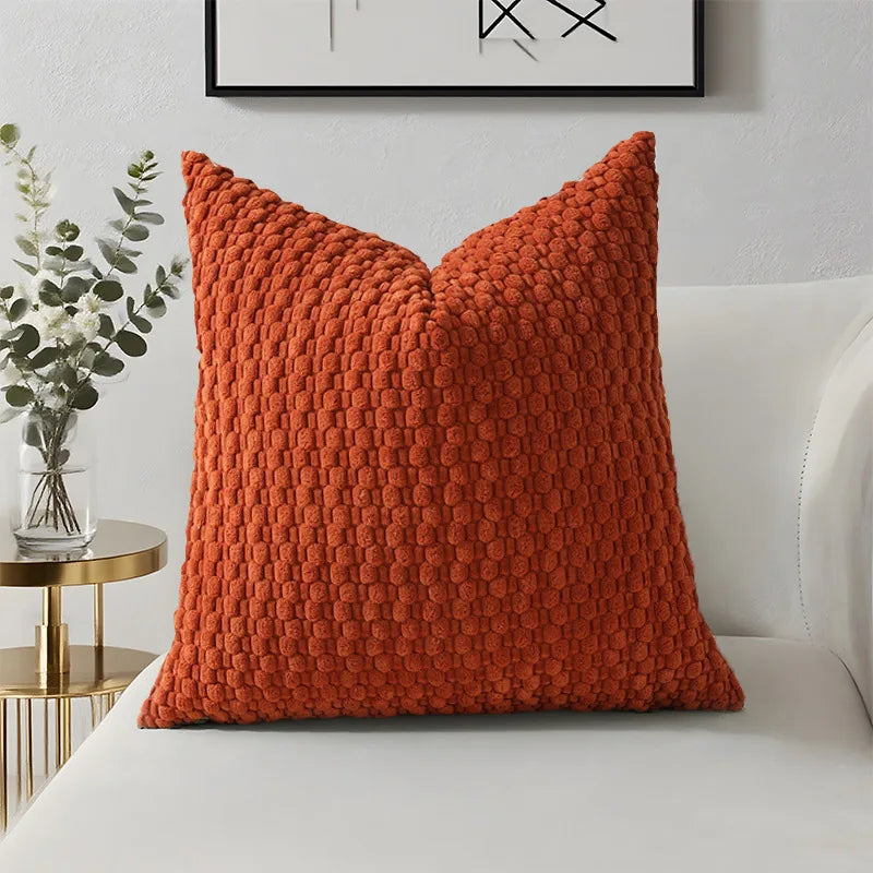 Decorative Sofa Pillow Cover Solid Soft Cushion Cover Home Pillowcase for Living Room Bedroom Sofa Decoration 45*45 50*50 40*40